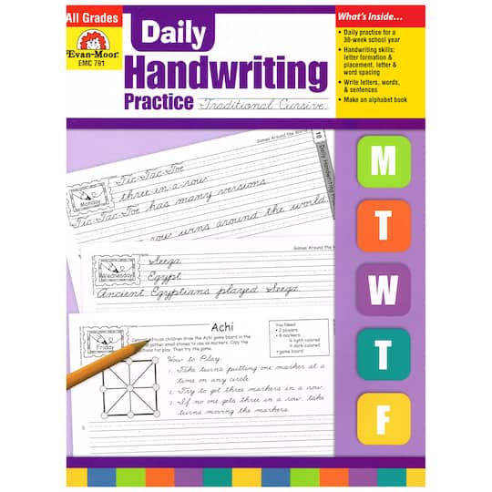 Evan-Moor® Daily Handwriting Practice: Traditional Cursive